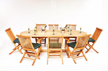 The Pickering Teak 8 Seater Garden Furniture Set